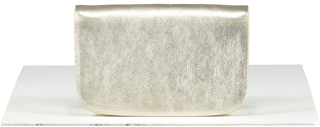 SERENA UZIYEL  Gold Catena Sahara & Glam Two-sided Clutch