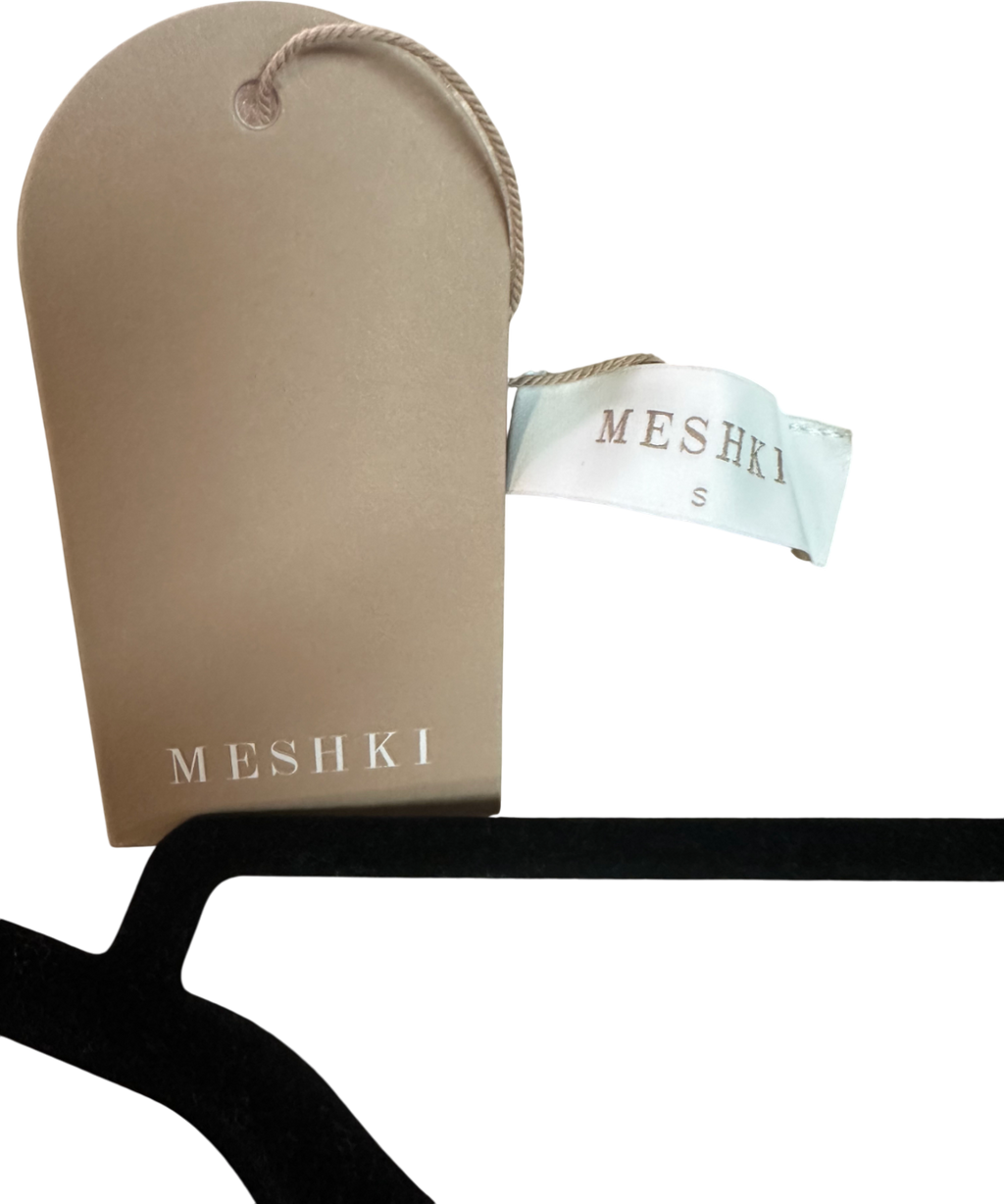 Meshki Off Shoulder Knit Top - Cream UK S