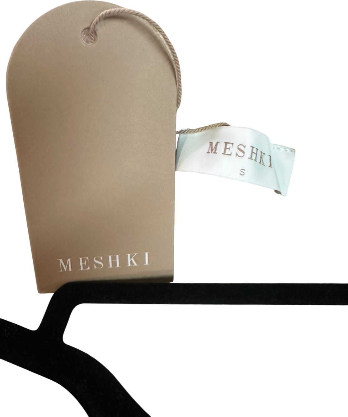 Meshki Off Shoulder Knit Top - Cream UK S