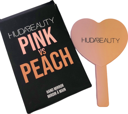 HUDA Beauty Pink vs Peach Hand Mirror