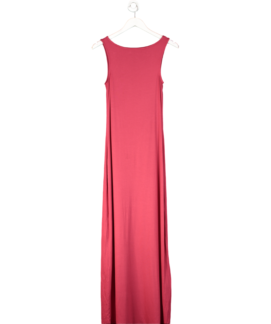 NA-KD Red Jersey Sleeveless Maxi Dress UK S