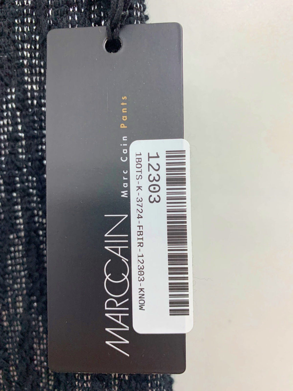 Marccain Black/White Jacquard Trousers UK 12