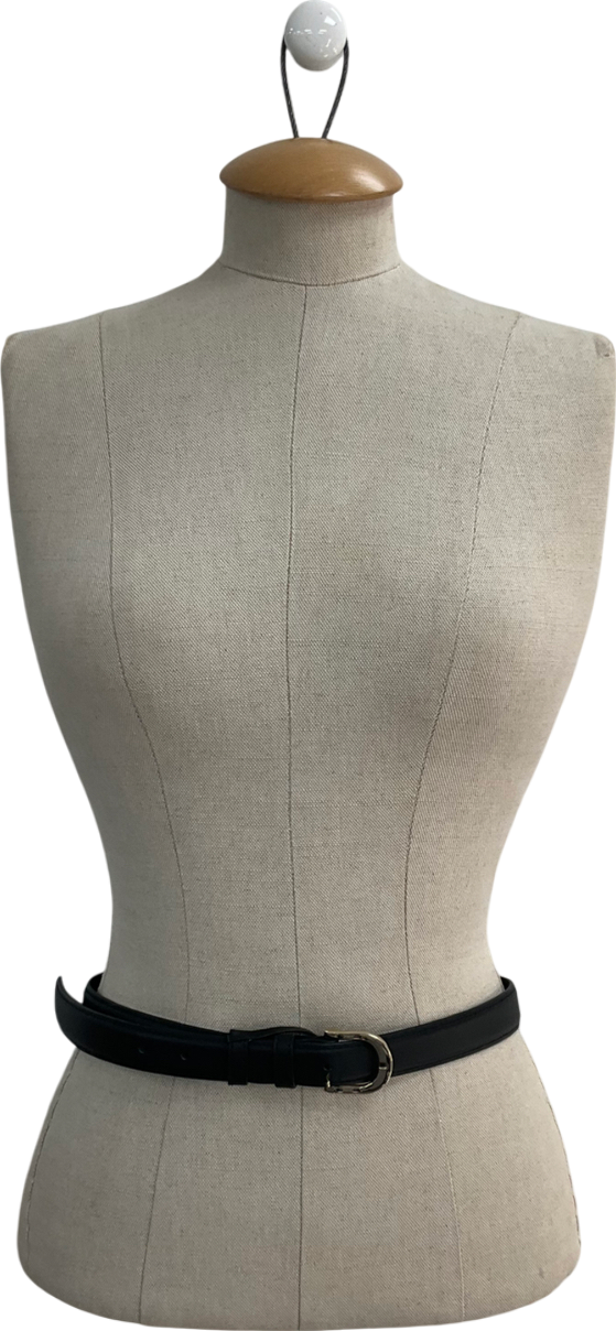 Black Buckle Belt UK 8