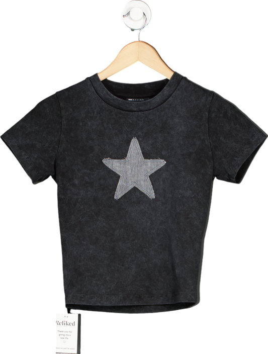ASOS Design Black Acid Wash T-Shirt XS