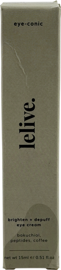 LELIVE Eye-conic | Brighten + Depuff Eye Cream 15ml