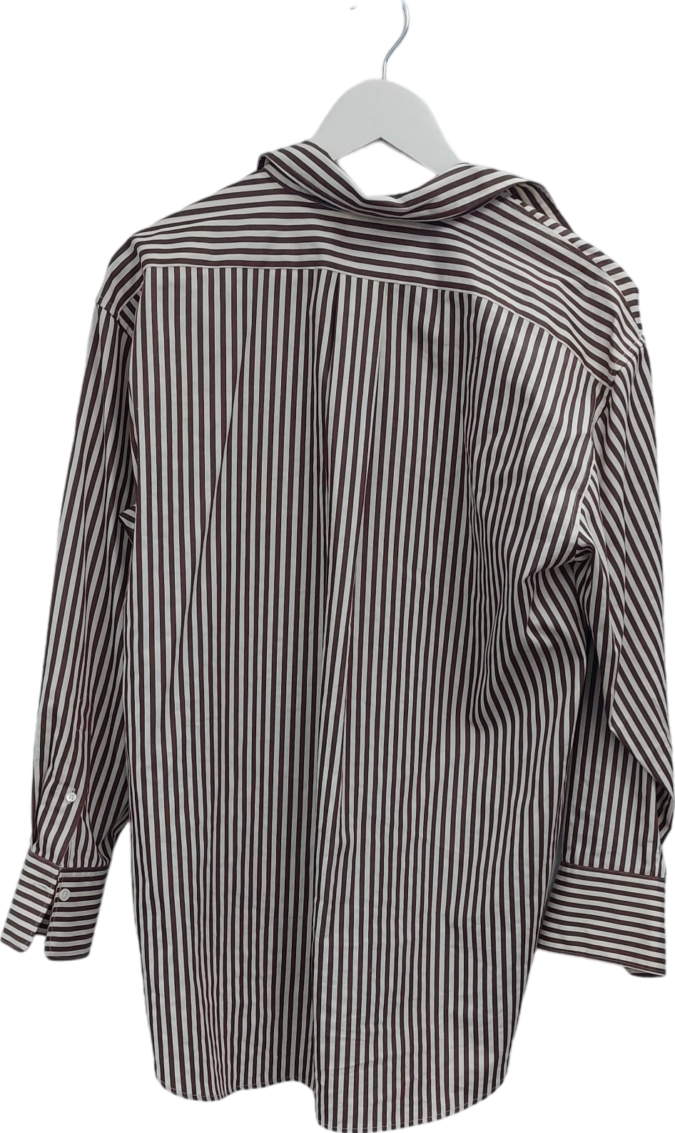 Arket Brown Striped Shirt UK 8