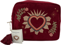 Elizabeth london Red Enchanted Heart Wash Bag One Size