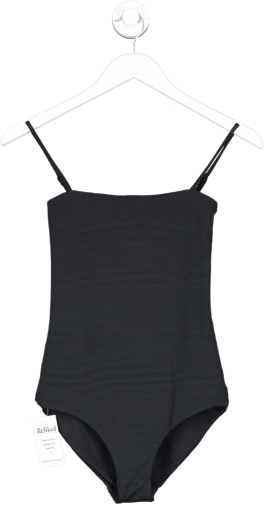 COSSIE & CO Black Textered Swimsuit UK 8