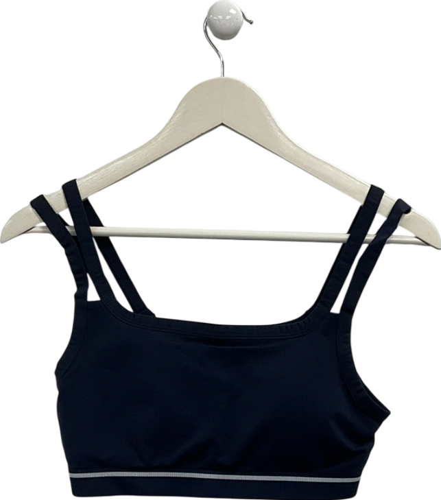 gymshark Blue Contrast Seamless Sports Bra UK XL