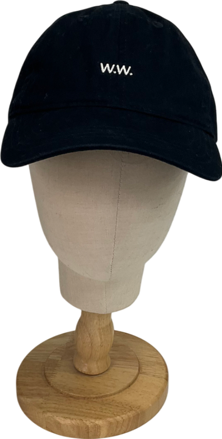 Wood Wood Black Low Profile Cap UK S