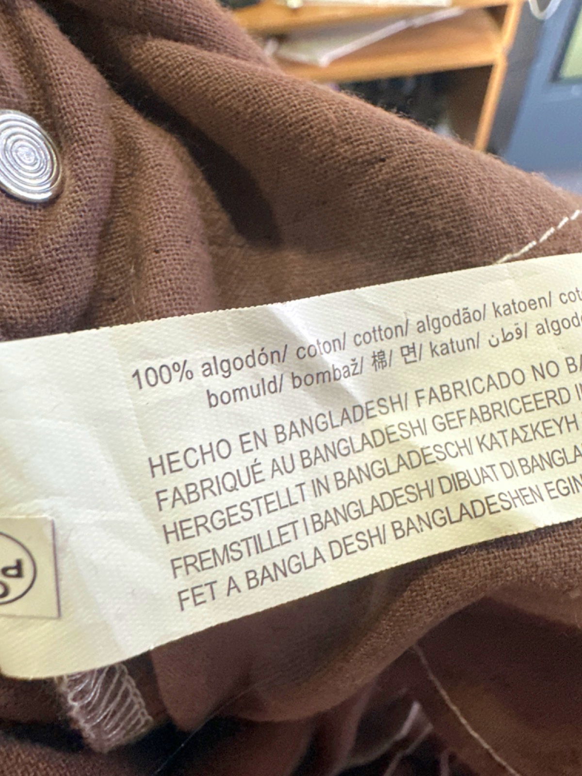 Bershka Brown 90's Wide Denim Jeans UK 10