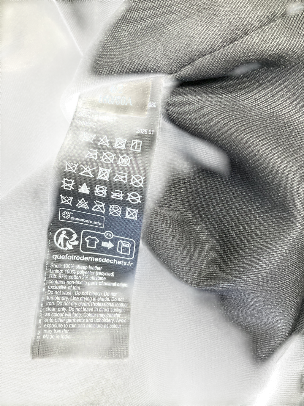 All Saints Black Sofi Relaxed Fit Leather Gilet UK 6