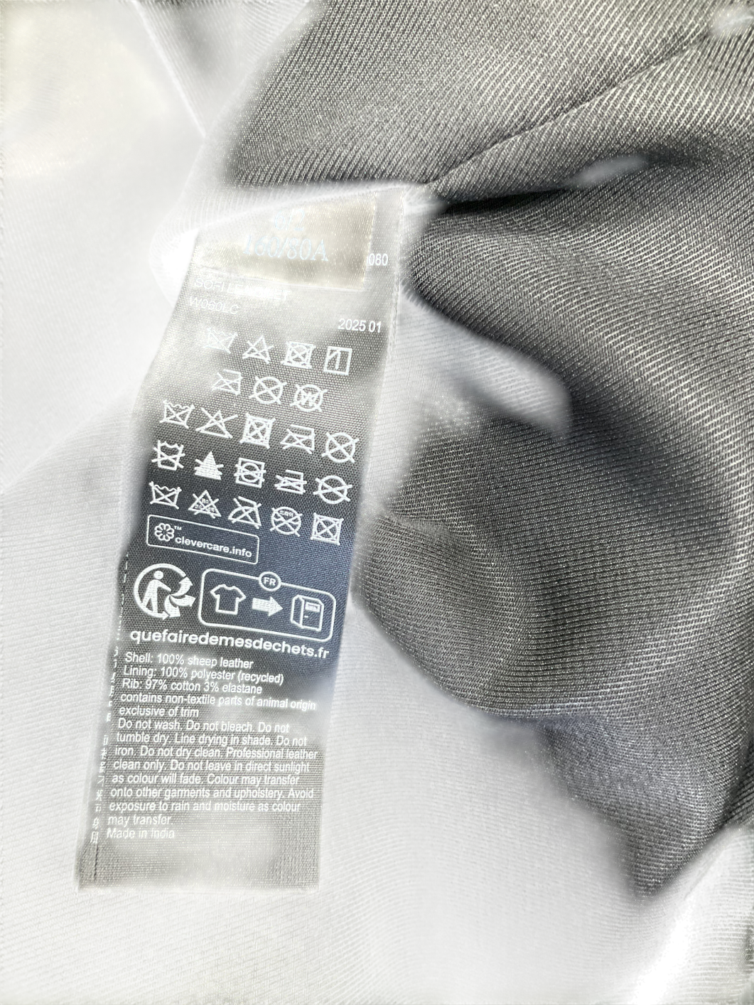 All Saints Black Sofi Relaxed Fit Leather Gilet UK 6