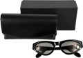 PERSOL Black Po0052s Pillow-frame Acetate Sunglasses In Case & Box