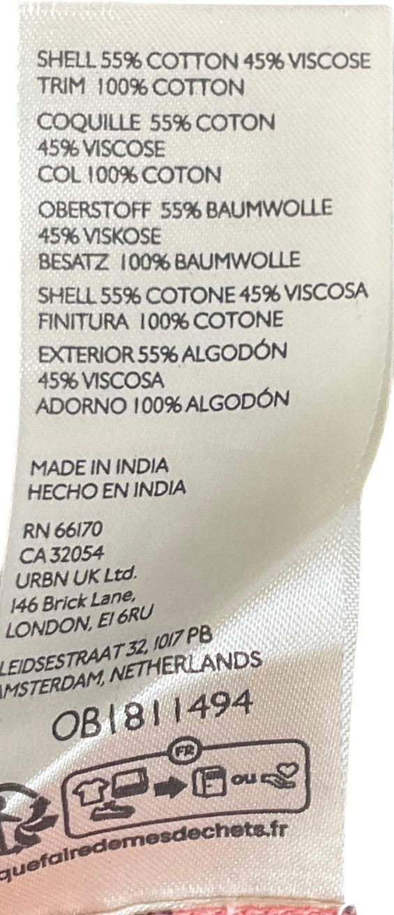 Free People Pink Sweet Sarah Relaxed Square Neck Top UK L