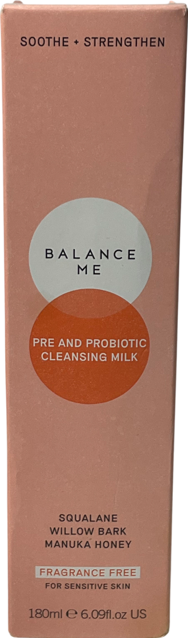 Balance Me Fragrance Free Pre And Probiotic Cleansing Milk 180ml