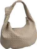 MELI BIANCO Beige Larissa Woven Faux-leather Shoulder Bag