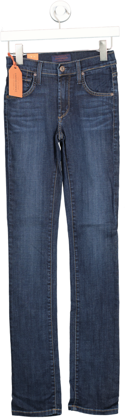 james jeans Blue High Rise Straight Leg Jeans BNWT W24