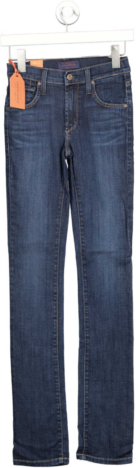 james jeans Blue High Rise Straight Leg Jeans BNWT W24