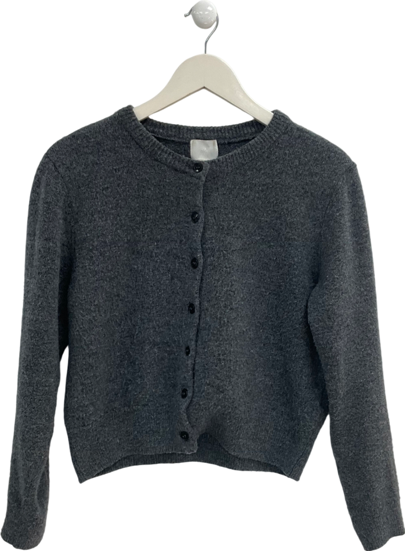 H&M Grey Brushed Cardigan UK S