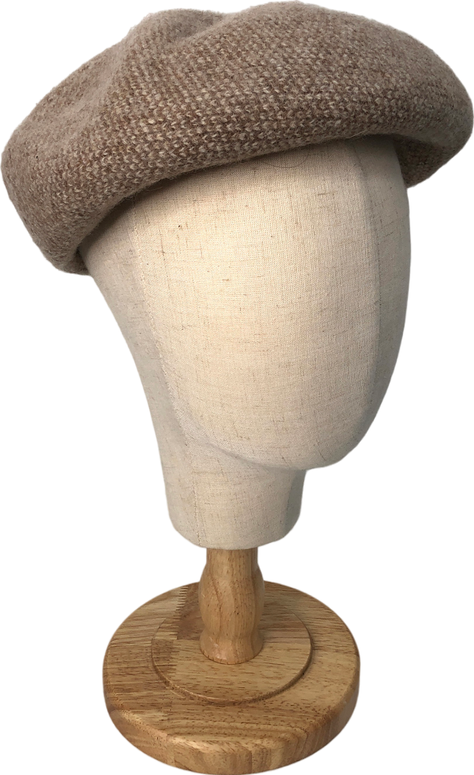 ZARA Beige Wool Beret One Size