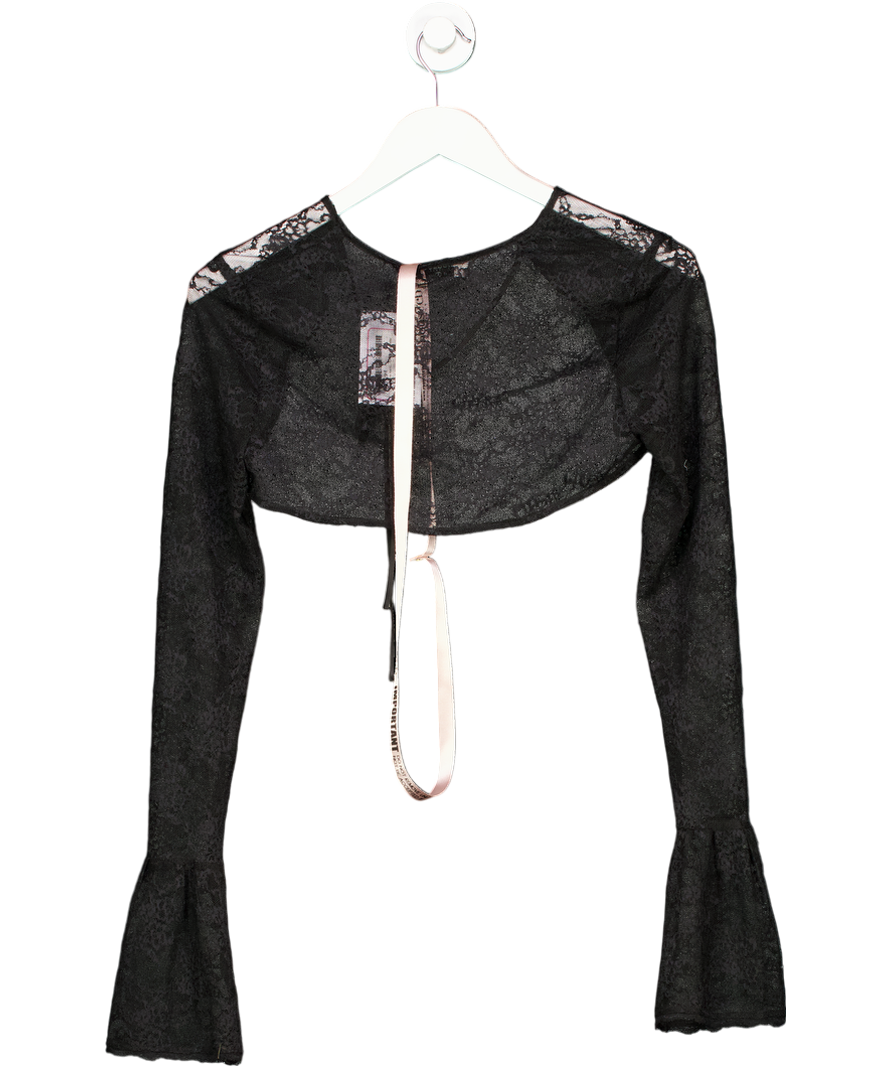 House of CB Black Lisette Lace Bolero UK S