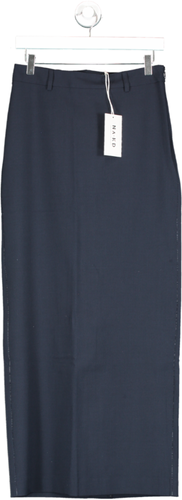 NA-KD Blue Maxi Belt Loop Detail Skirt W36
