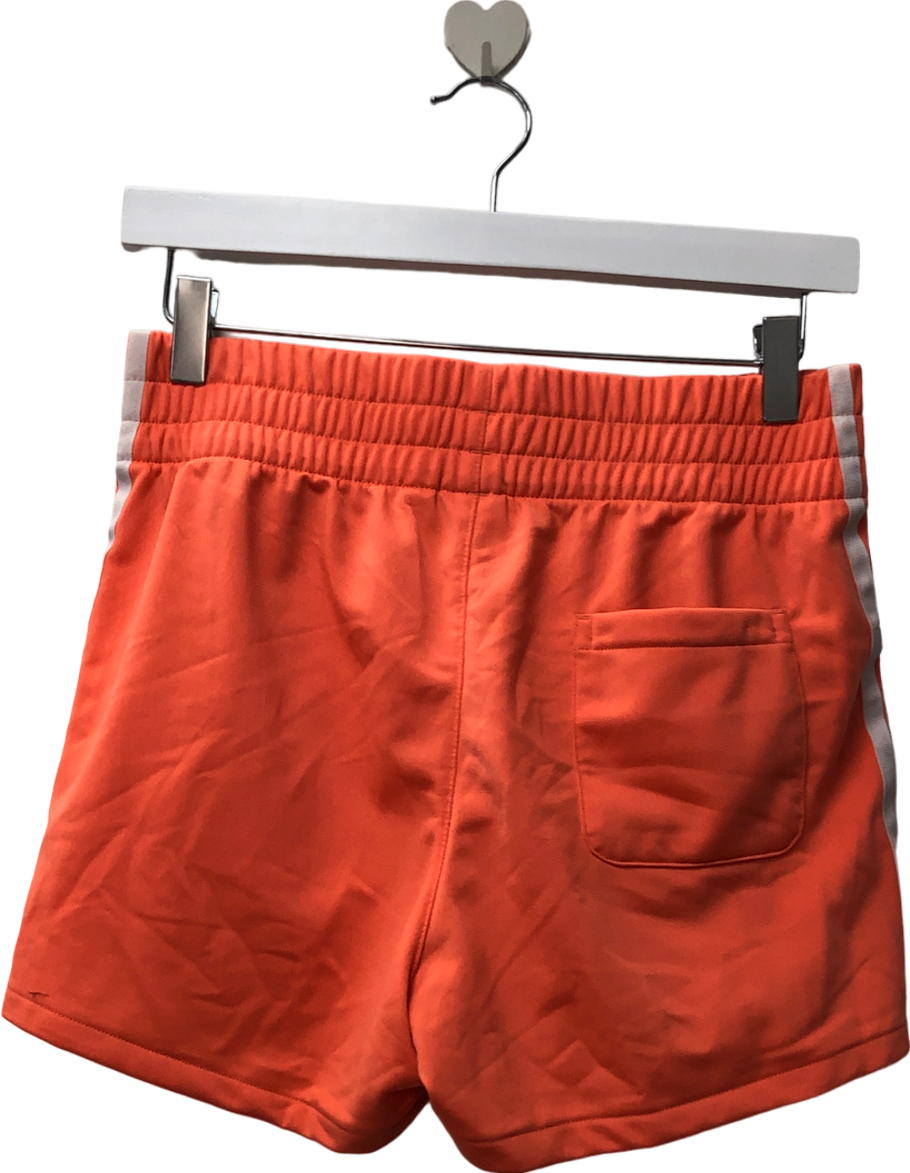 adidas Orange Three Stripe Coral Shorts UK L