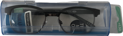 foster grant Oak Lenses Reading Glasses Black +1.5