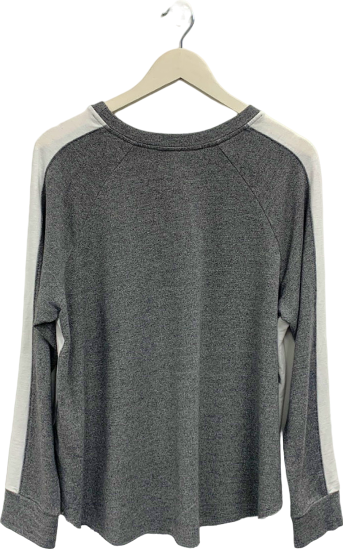 Sundry Grey Long Sleeve Top UK M