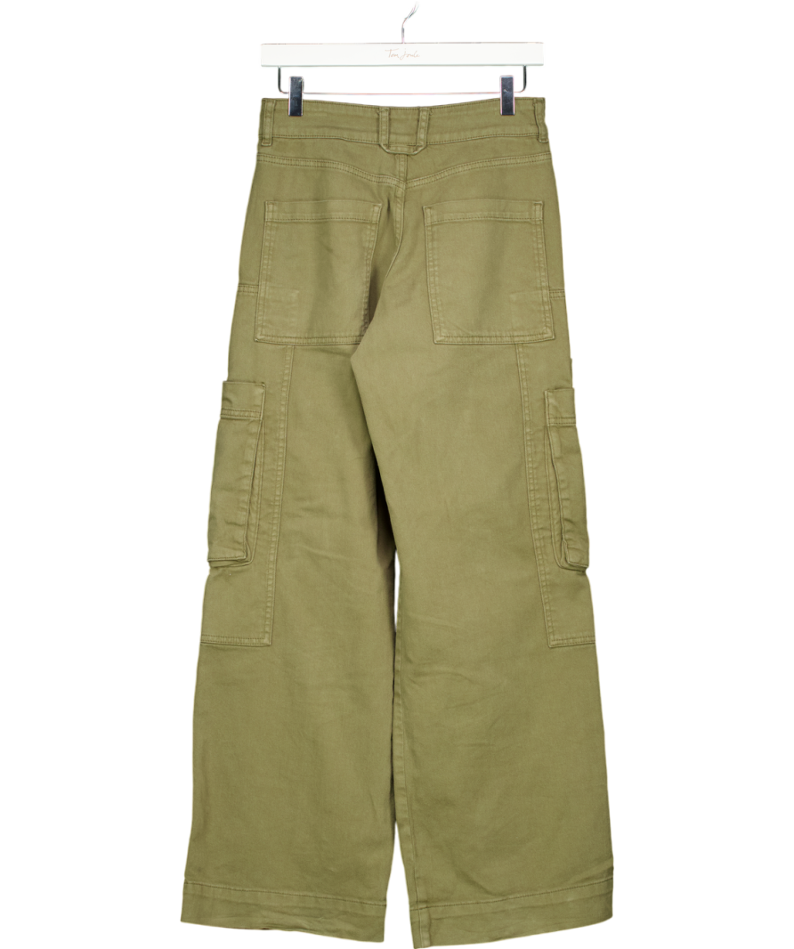 ME + EM Green Cargo Jeans UK 6