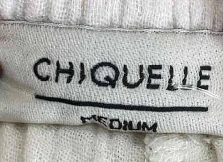 chiquelle Cream Linen High Waisted Shorts UK M