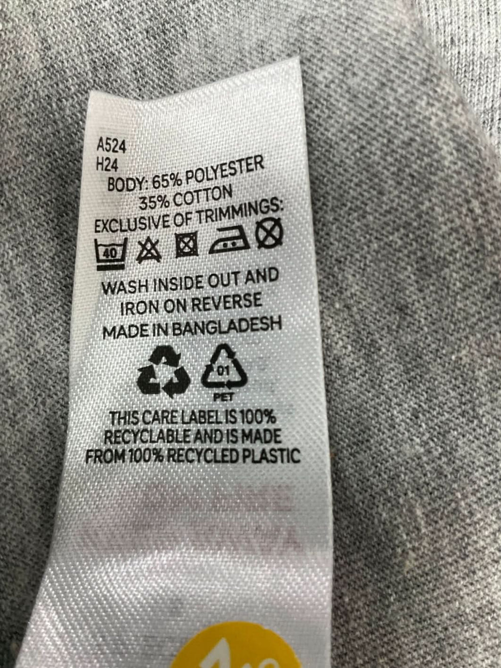 Everyday Grey Crew Neck T Shirt UK S