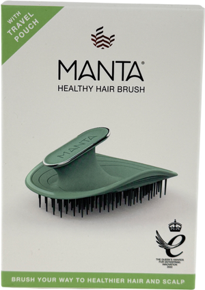 MANTA Fine Or Fragile Hair & Sensitive Scalps Ultra Gentle Detangling Green One size