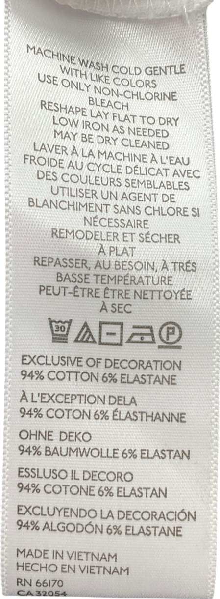 maeve White Buckle Up Tank UK S