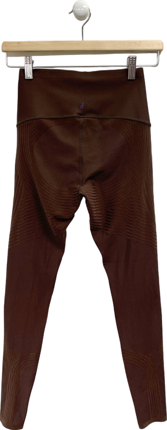 Fanka Brown High-Waisted Leggings UK S