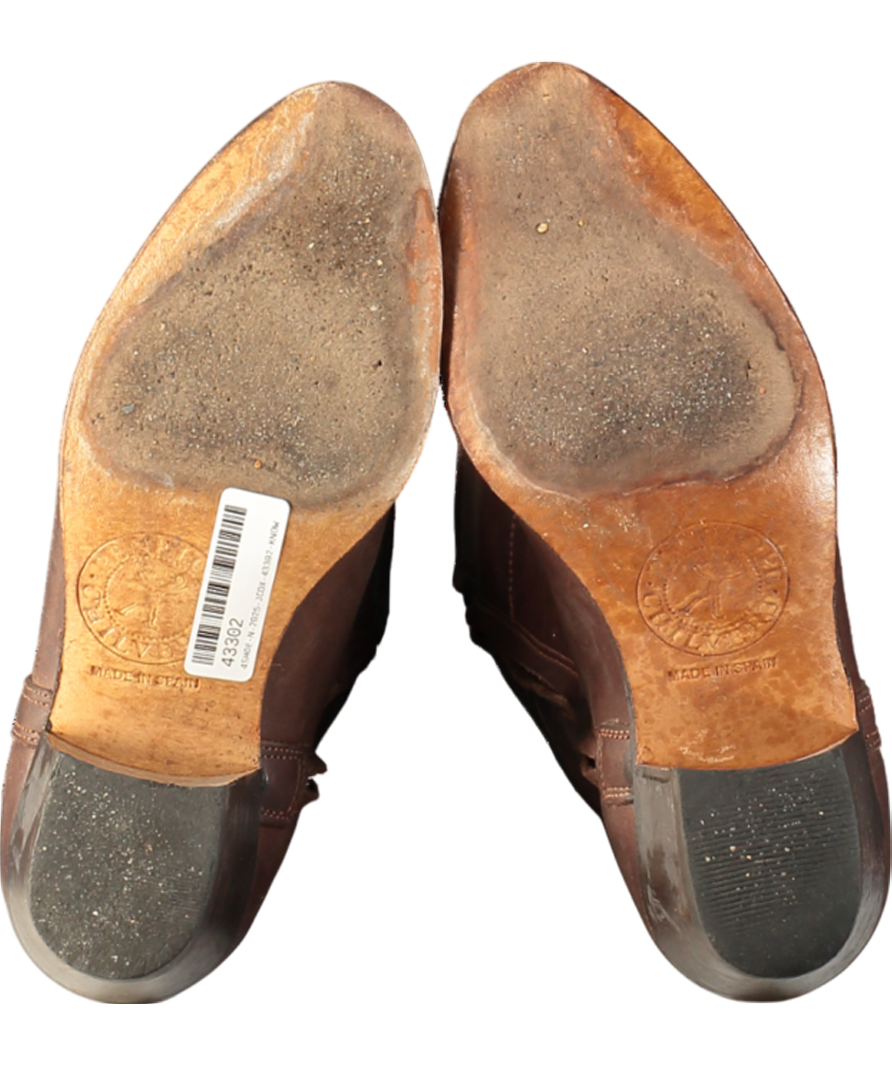 Penelope Chilvers Brown Knee High Leather Boots UK 3 EU 36 👠