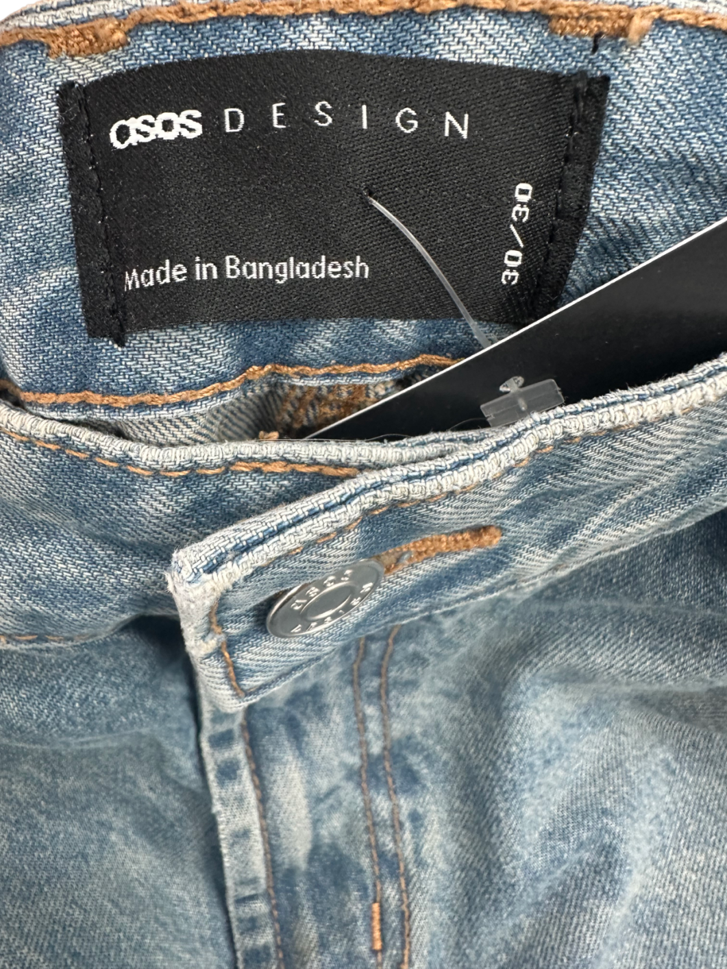 ASOS Blue Straight Leg Jeans W30