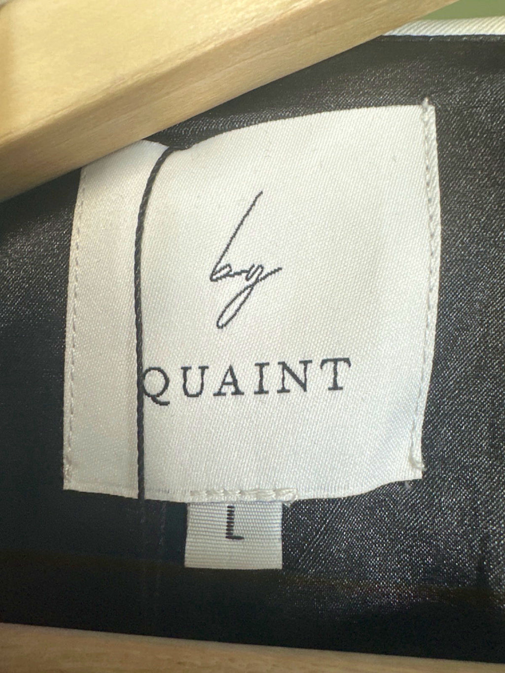 Quaint Black/White Blazer Dress L