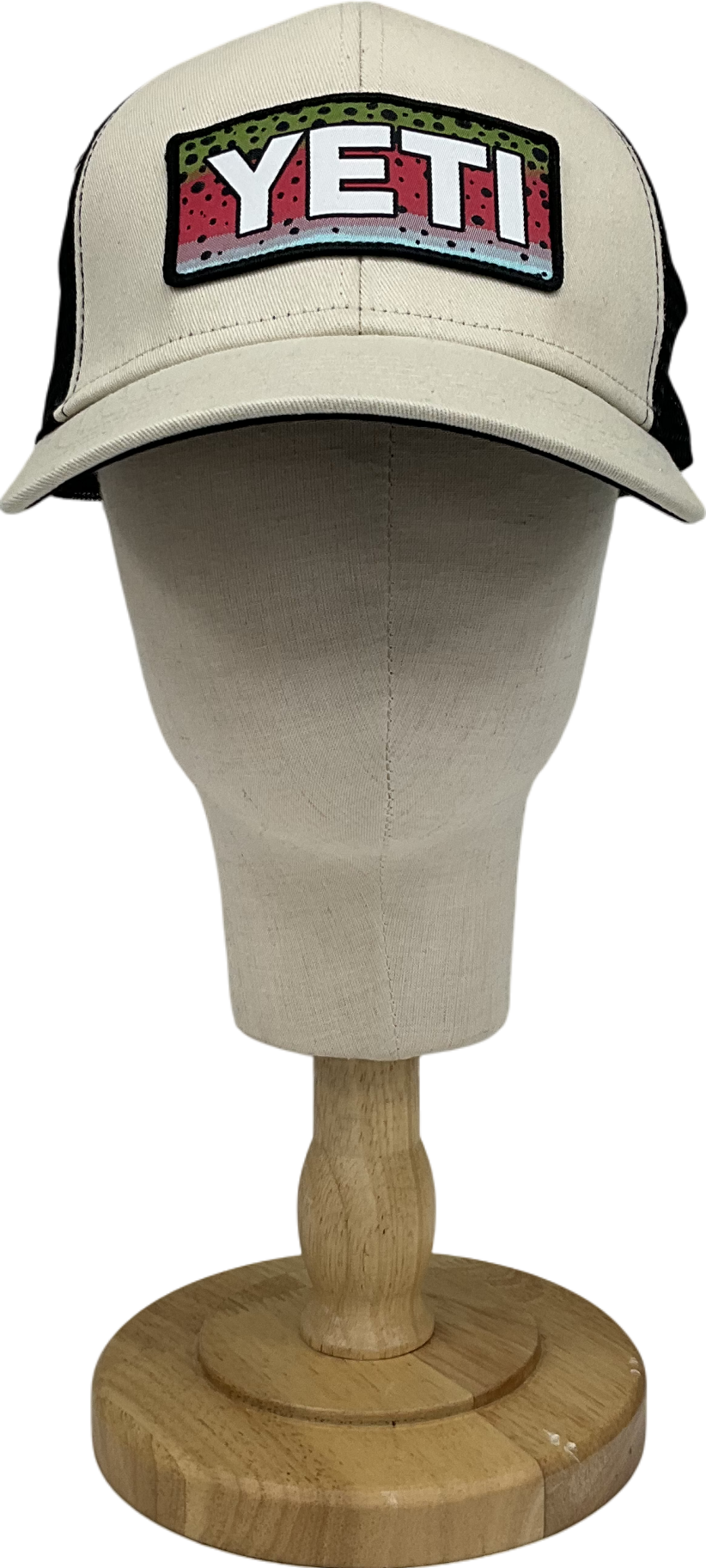 YETI Cream Yeti Bass Badge Mid Pro Trucker Cap One Size