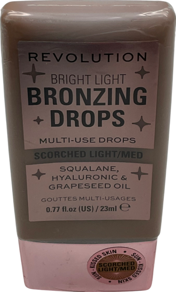 Revolution Bright Light Bronzing Drops Scorched Light/med 23ml