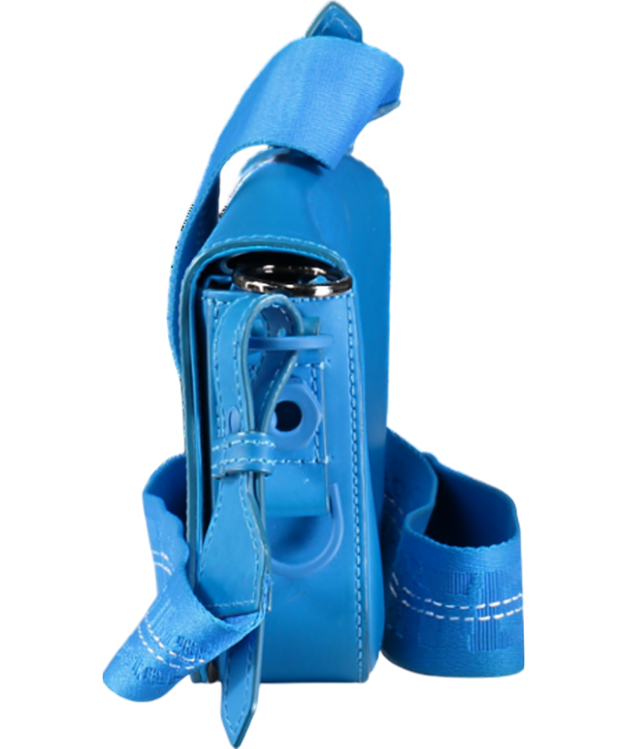 Off-White Blue Binder Clip Bag