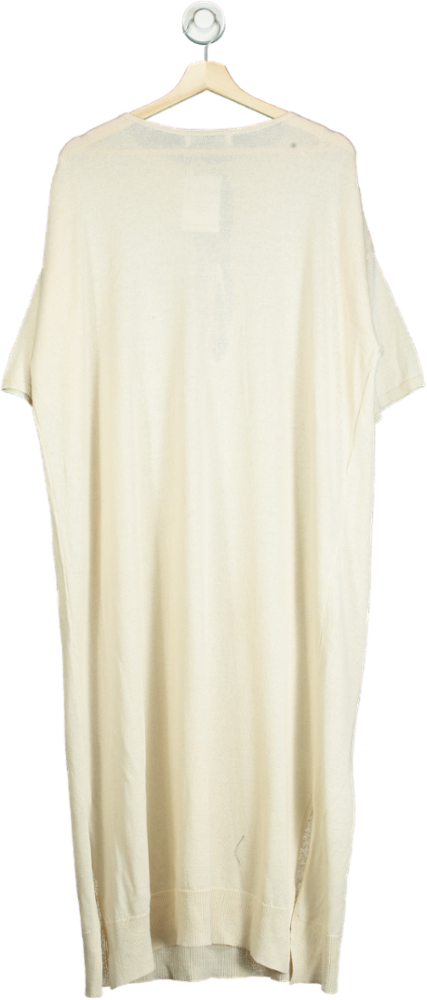 Zara Cream Knit Dress UK XS-S