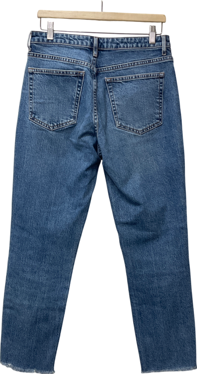 Topshop Blue Straight Leg Jeans W30