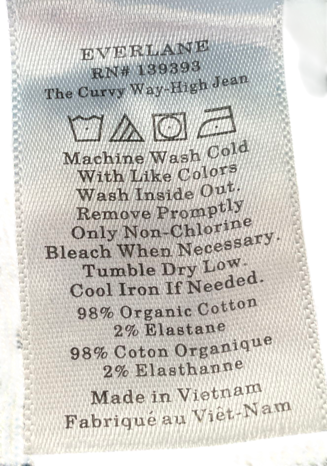 EVERLANE Blue The Curvy Way-high Jean W33