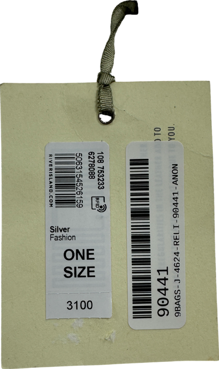 River Island Metallic Leather Large Tote Bag