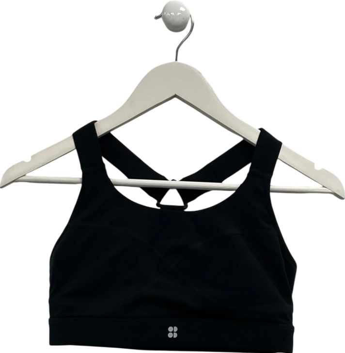 Sweaty Betty Black Power Medium Support Sports Bra UK S