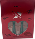 Kiko Flirt Alert Mini Kisses Maxi Shine Kit 3d Hydra Lip Gloss 3x3.5ml