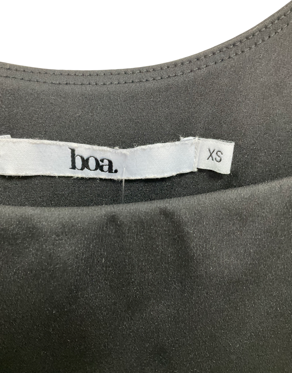 BOA Black Base Sculpting Tennis Dress UK XS