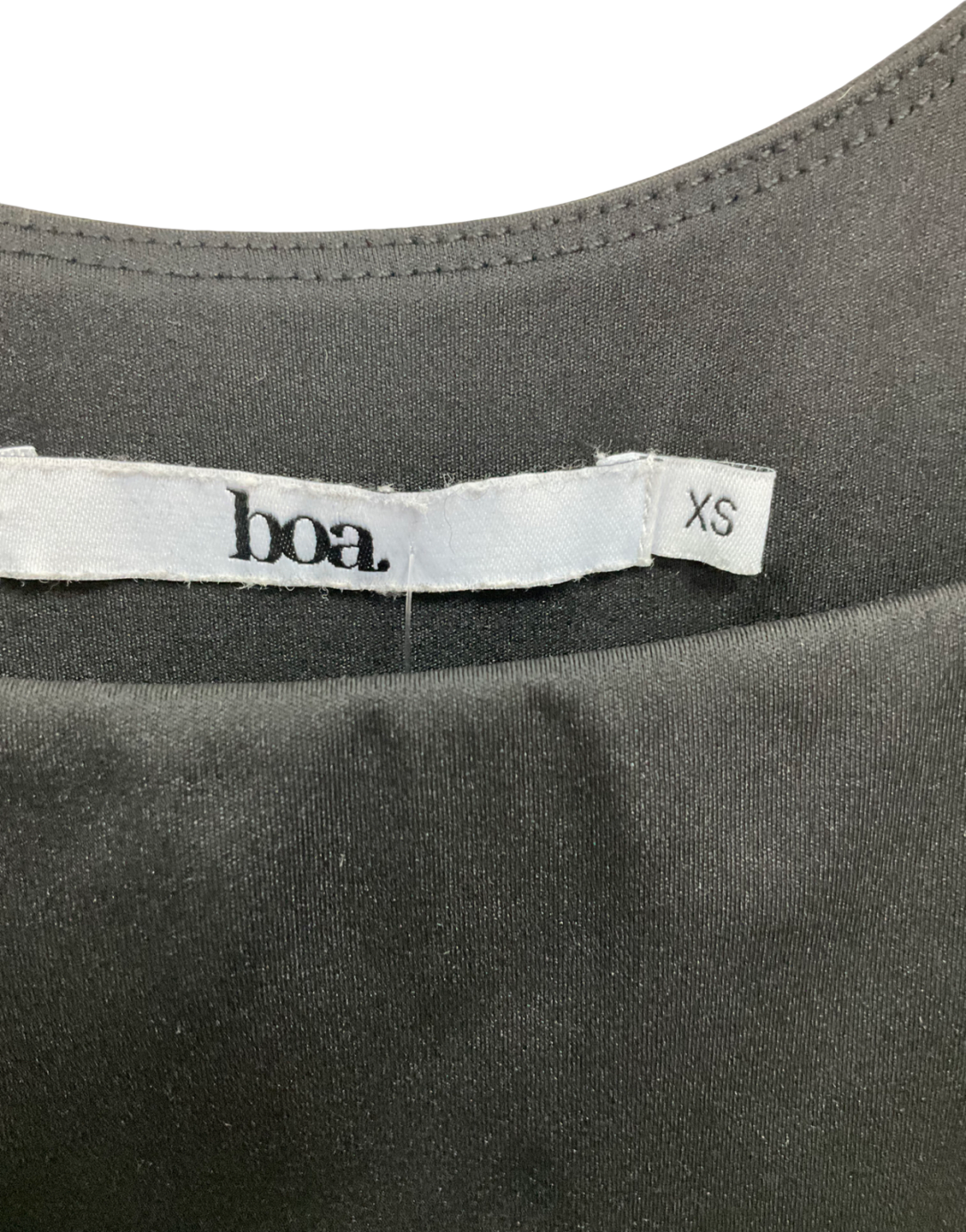 BOA Black Base Sculpting Tennis Dress UK XS